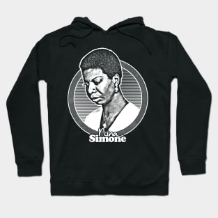 Nina Simone //\\ Original Retro Fan Art Design Hoodie